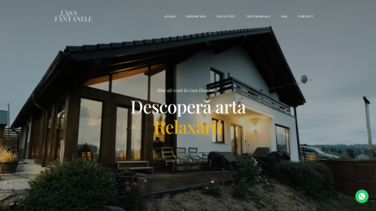 Website în Wordpress